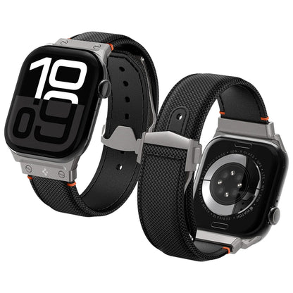 Cinturino Spigen Classic Fit per Apple Watch 49mm / 46mm / 45mm / 44mm / 42mm Series, Nero AMP09304