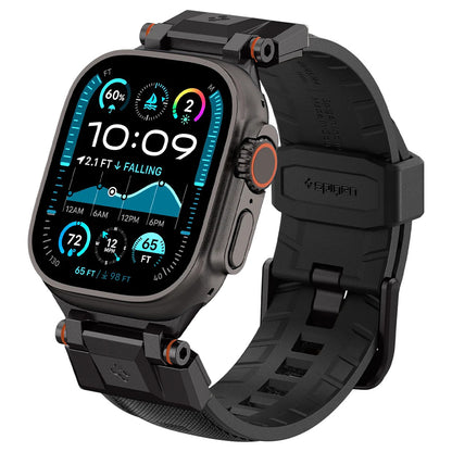 Cinturino Spigen DuraPro Armor per Apple Watch 49mm / 46mm / 45mm / 44mm / 42mm Series, Nero AMP06065