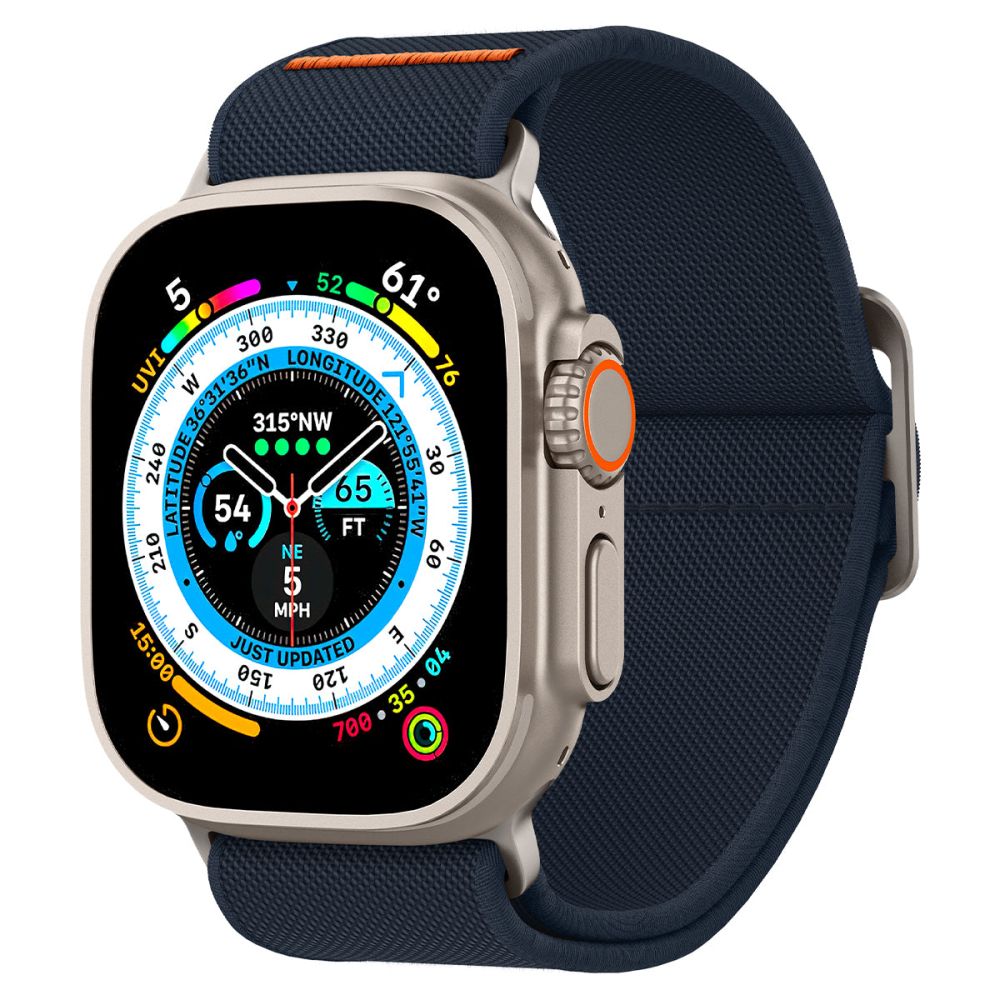 Cinturino Spigen Fit Lite Ultra per Apple Watch 49mm / 46mm / 45mm / 44mm / 42mm Series, Blu Navy