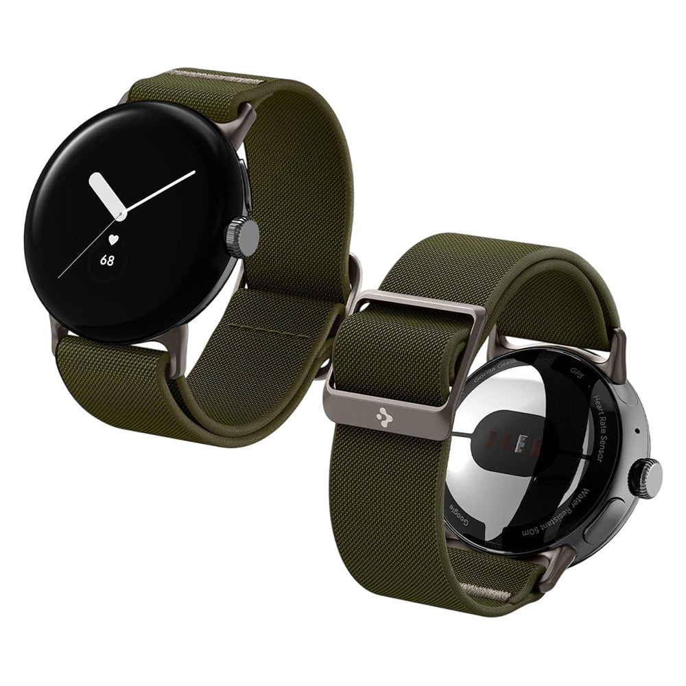 Cinturino Spigen Lite Fit per Google Pixel Watch 41mm Series, Kaki AMP07608