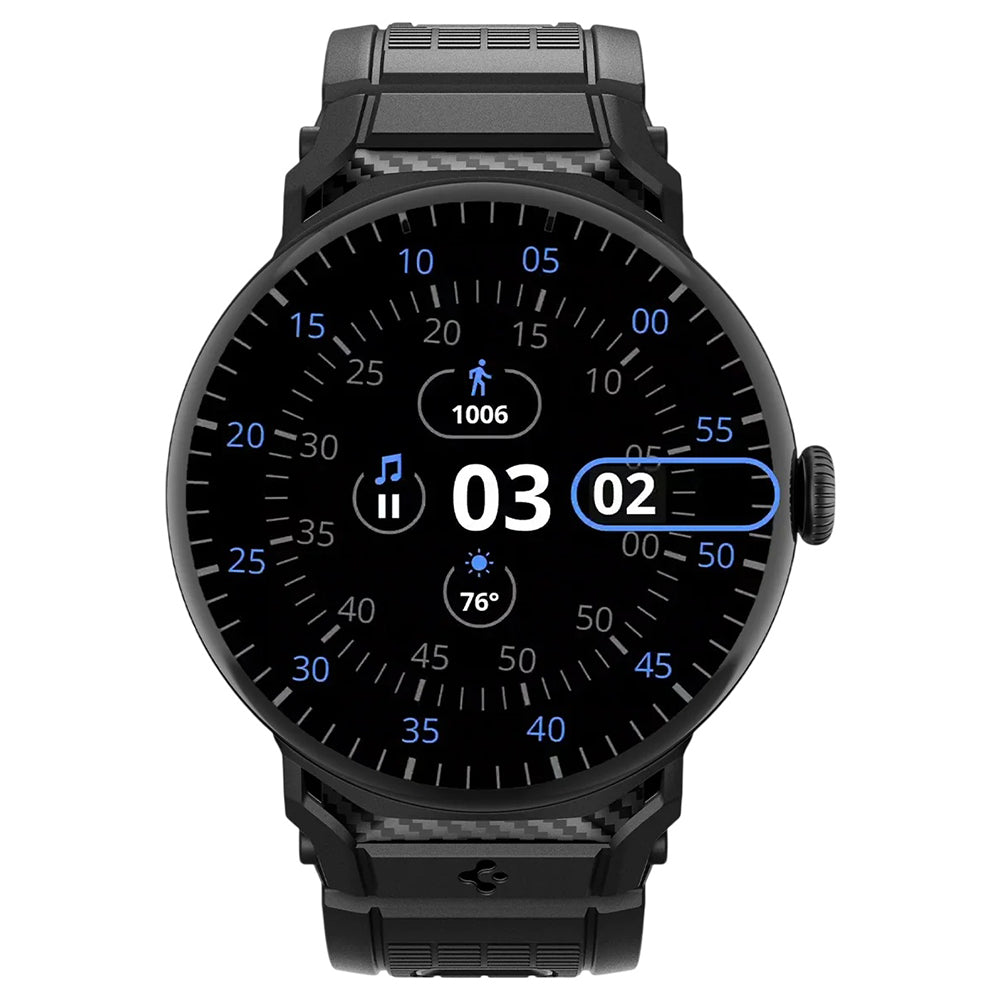Cinturino Spigen Rugged per Google Pixel Watch 41mm Series, Nero AMP07556