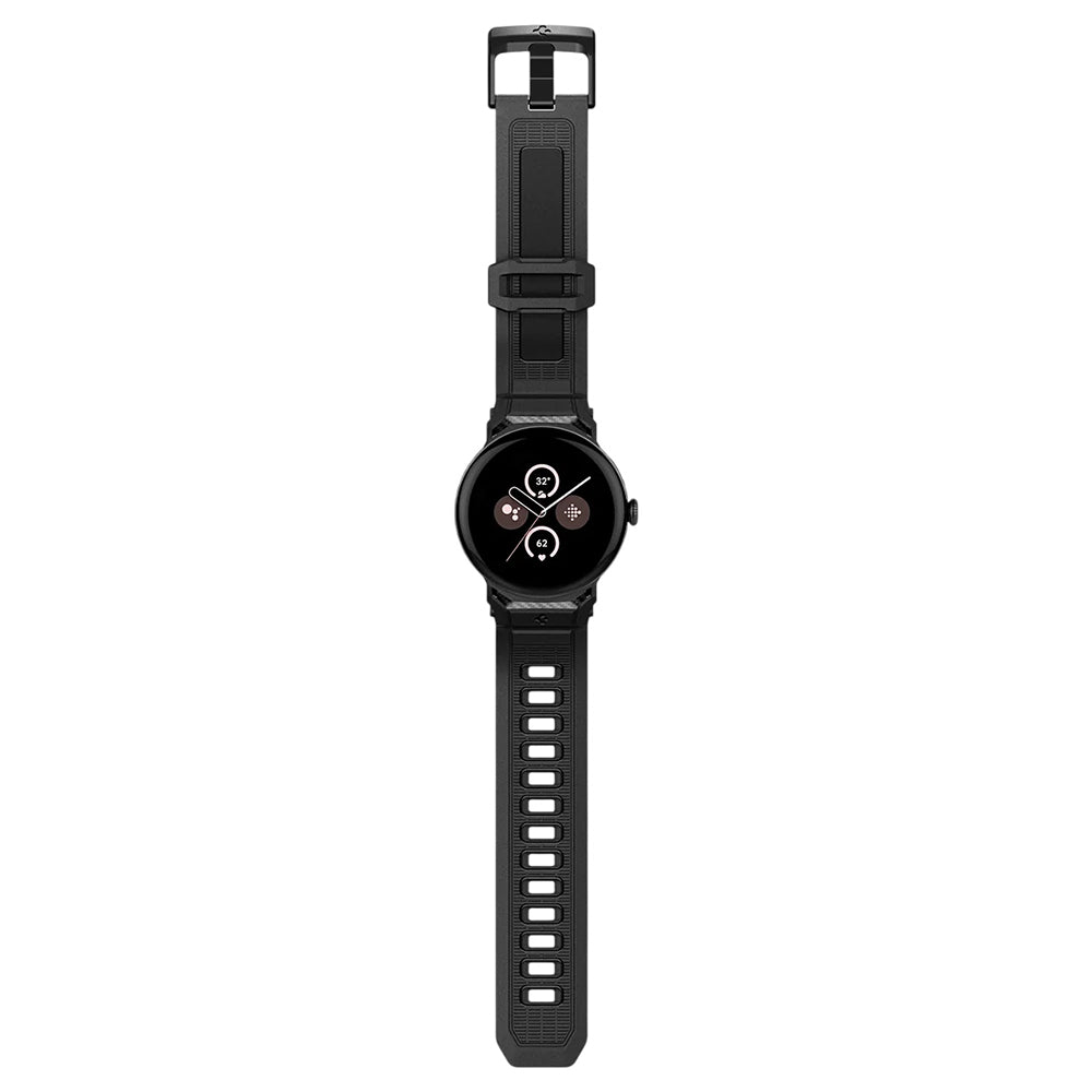 Cinturino Spigen Rugged per Google Pixel Watch 45mm Series, Nero AMP07600