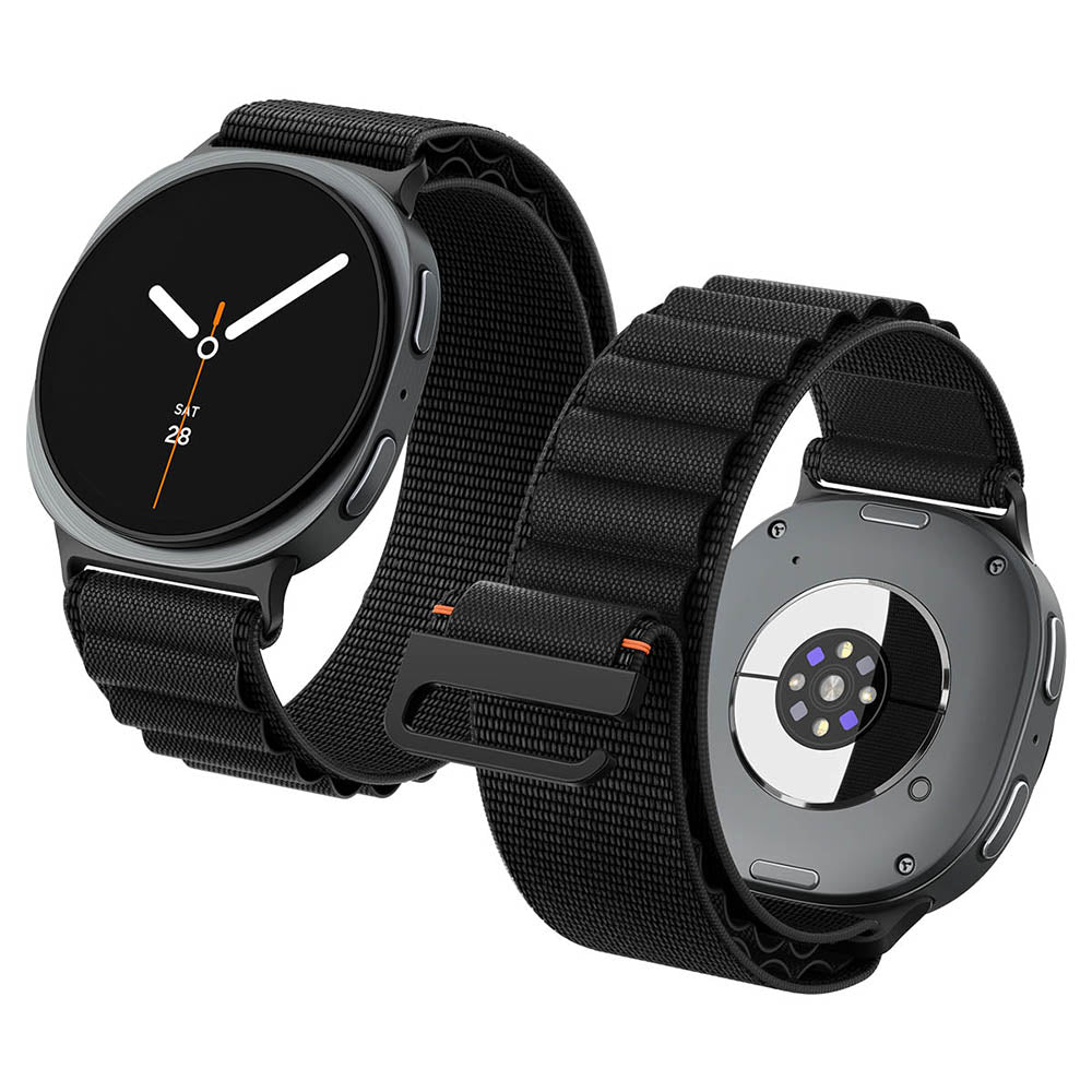 Cinturino Spigen WBF1 per Samsung Galaxy Watch9 / Watch8 / Watch8 Classic Series, Nero AMP11607