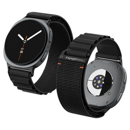 Cinturino Spigen WBF1 per Samsung Galaxy Watch9 / Watch8 / Watch8 Classic Series, Nero AMP11607