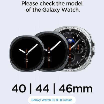 Cinturino Spigen WBF1 per Samsung Galaxy Watch9 / Watch8 / Watch8 Classic Series, Nero AMP11607