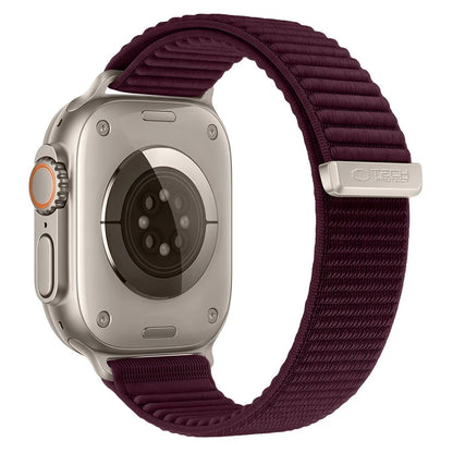 Cinturino Tech-Protect NylonLoop per Apple Watch 49 mm / 46 mm / 45 mm / 44 mm Series, bordeaux
