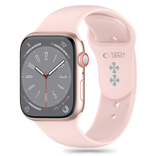 Cinturino in silicone Tech-Protect per Apple Watch serie 41 mm / 40 mm / 38 mm, rosa