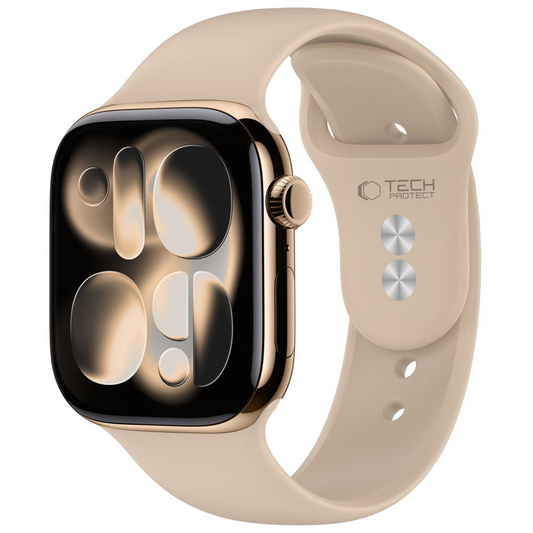 Cinturino Tech-Protect Silicone per Apple Watch 49mm / 46mm / 45mm / 44mm Series, Beige