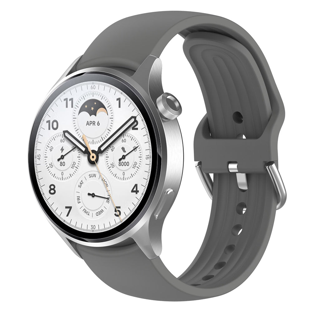 Cinturino Techsuit W003 per Huawei Watch / Xiaomi Watch Series, 22mm, Grigio