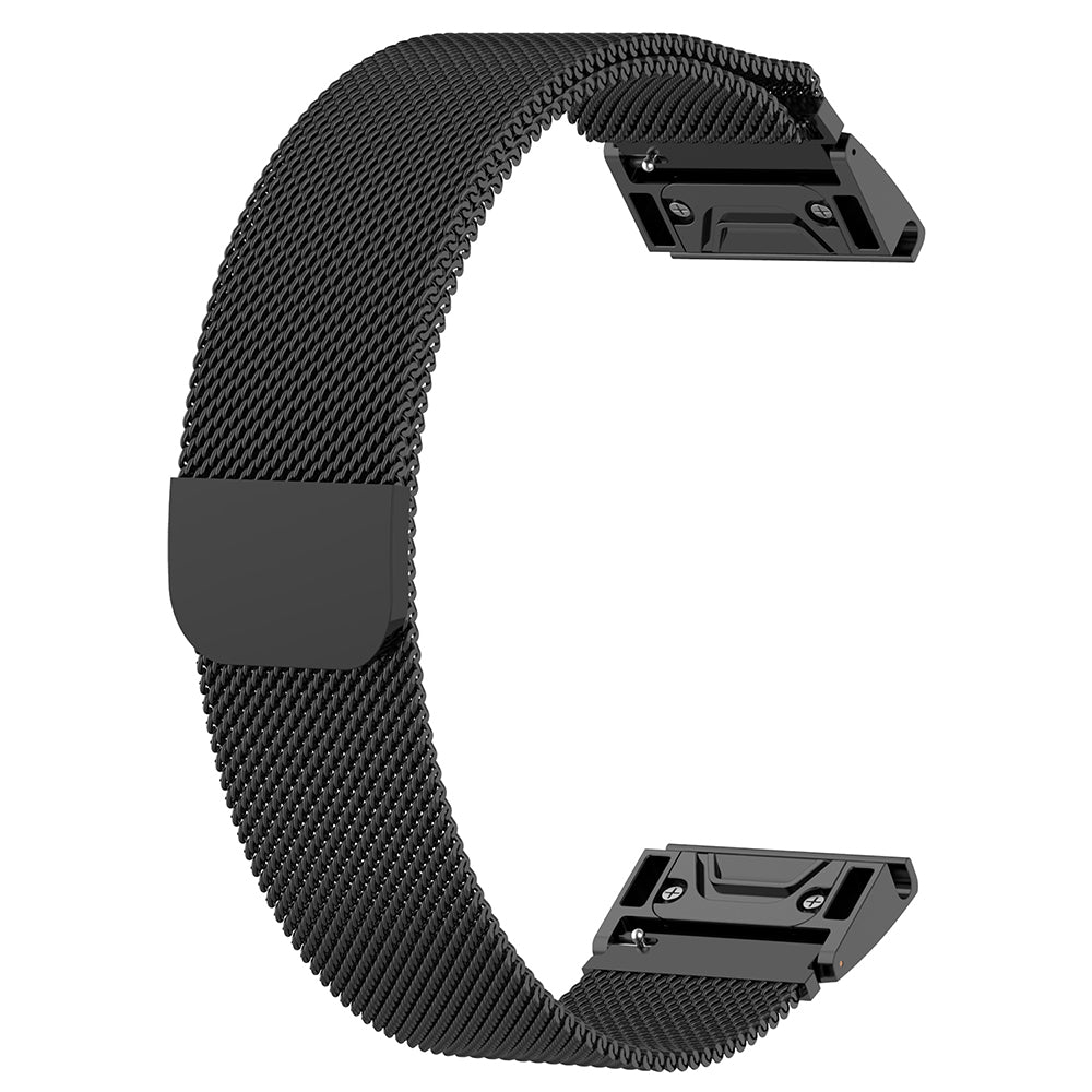 Cinturino Techsuit W009 per Garmin Watch Fenix Series, 26mm, Nero