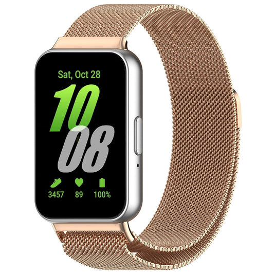Cinturino Techsuit W009 per Samsung Galaxy Fit3 R39M, Rosa Dorato