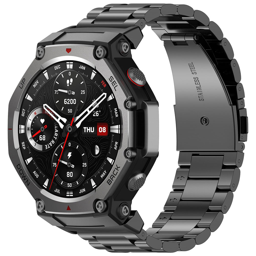 Cinturino Techsuit W010 per Amazfit T-Rex 3, Nero