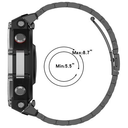 Cinturino Techsuit W010 per Amazfit T-Rex 3, Nero