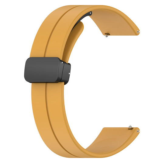 Cinturino Techsuit W011 per Huawei Watch / Garmin Watch Series, 18mm, Giallo