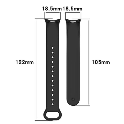 Techsuit W014 Strap for Xiaomi Smart Band 9 / 8, Dark Red
