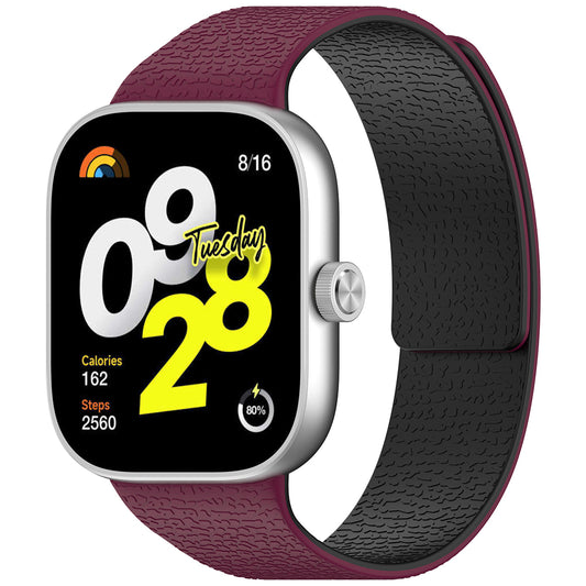 Techsuit W016 Strap for Xiaomi Smart Band / Watch Series, Black Cherry