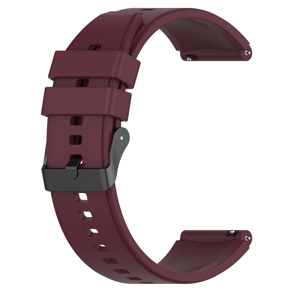 Cinturino Techsuit W026 per Samsung Galaxy Watch / Huawei Watch Series, 20mm, Bordeaux