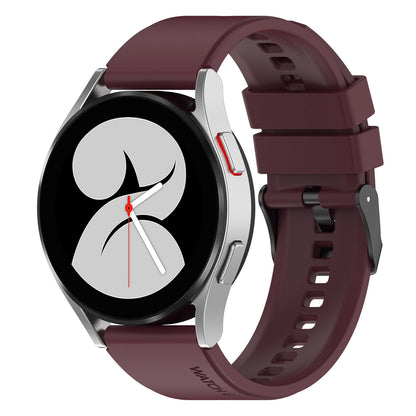 Cinturino Techsuit W026 per Samsung Galaxy Watch / Huawei Watch Series, 20mm, Bordeaux