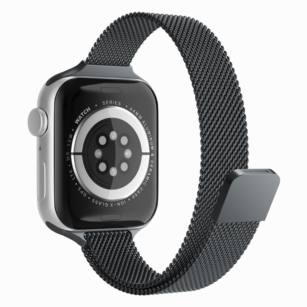 Cinturino Techsuit W034 per Apple Watch 49mm / 46mm / 45mm / 44mm / 42mm Series, Nero