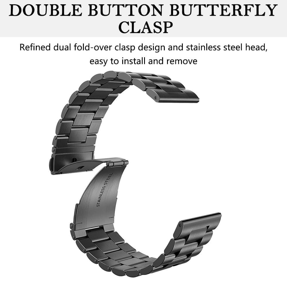 Cinturino Techsuit W036 per Apple Watch 42mm / 41mm / 40mm / 38mm Series, Nero