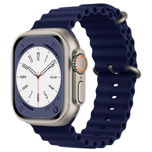 Cinturino Techsuit W038 per Apple Watch 42mm / 41mm / 40mm / 38mm Series, Blu Scuro