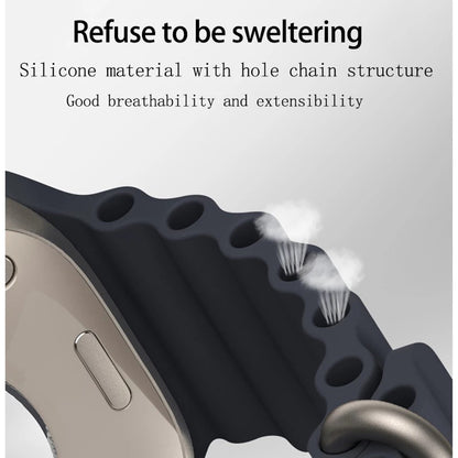 Cinturino Techsuit W038 per Apple Watch 42mm / 41mm / 40mm / 38mm Series, Nero