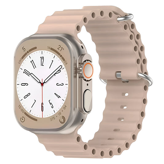 Cinturino Techsuit W038 per Apple Watch 49mm / 46mm / 45mm / 44mm / 42mm Series, Marrone