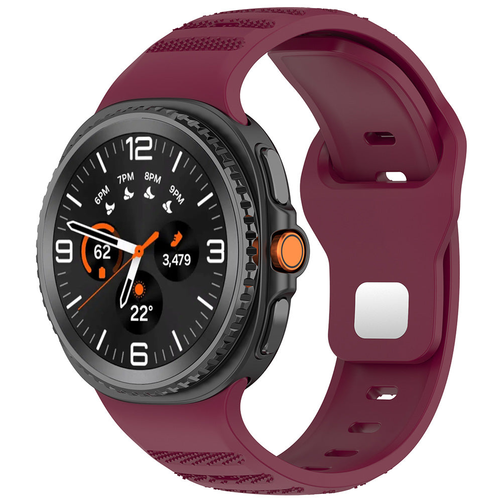 Cinturino Techsuit W050 per Samsung Galaxy Watch 8 Classic / Watch8 44mm / Watch 8 40mm, Bordeaux