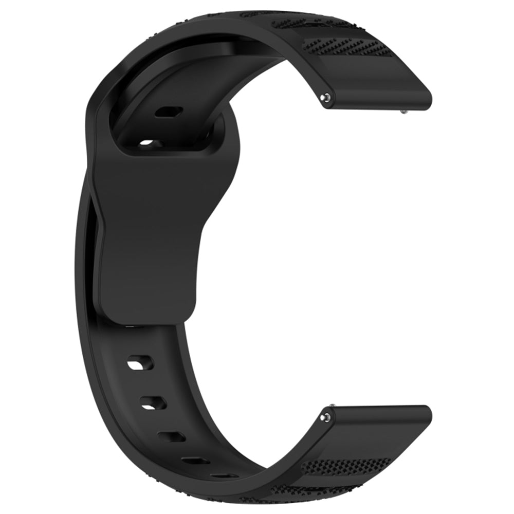 Techsuit W050 Strap for Samsung Galaxy Watch / Huawei Watch Series, 20mm, Black