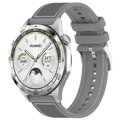 Cinturino Techsuit W051 per Huawei Watch / Xiaomi Watch Series, 22mm, Grigio