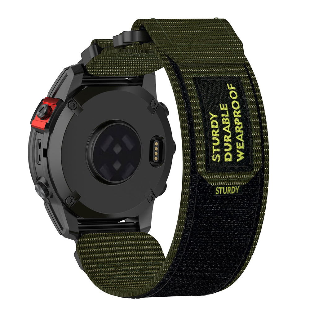 Cinturino Techsuit W057 per Garmin Instinct / Approach / Fenix Watch Series, 20mm, Verde