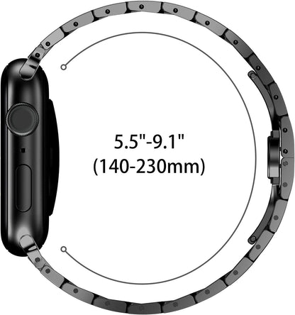 Cinturino Techsuit W063 per Apple Watch 49mm / 46mm / 45mm / 44mm / 42mm Series, Argento