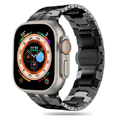 Cinturino Techsuit W063 per Apple Watch 49mm / 46mm / 45mm / 44mm / 42mm Series, Nero