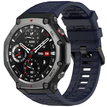 Cinturino Techsuit W067 per Amazfit T-Rex 3, Blu Navy
