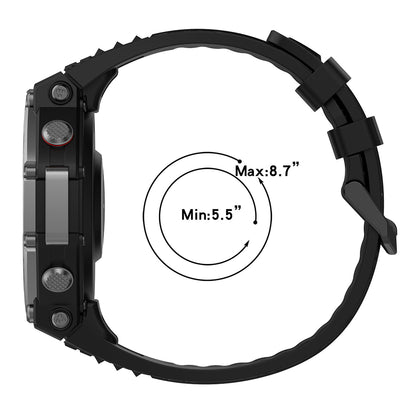 Cinturino Techsuit W067 per Amazfit T-Rex 3, Nero