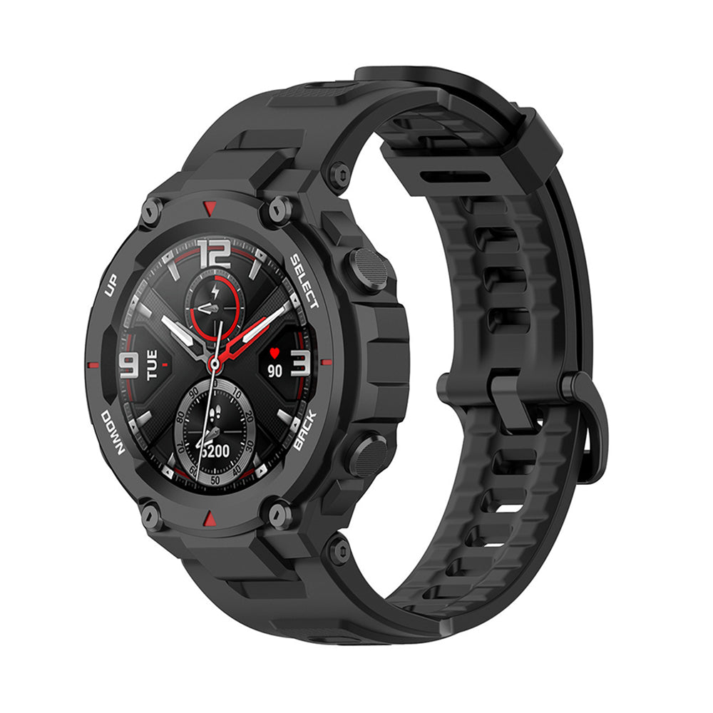 Cinturino Techsuit W067 per Amazfit T-Rex Pro / T-Rex, Nero