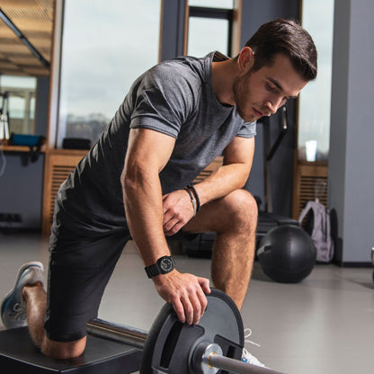 Cinturino Techsuit W068 per Samsung Galaxy Watch Ultra, Arancione Nero