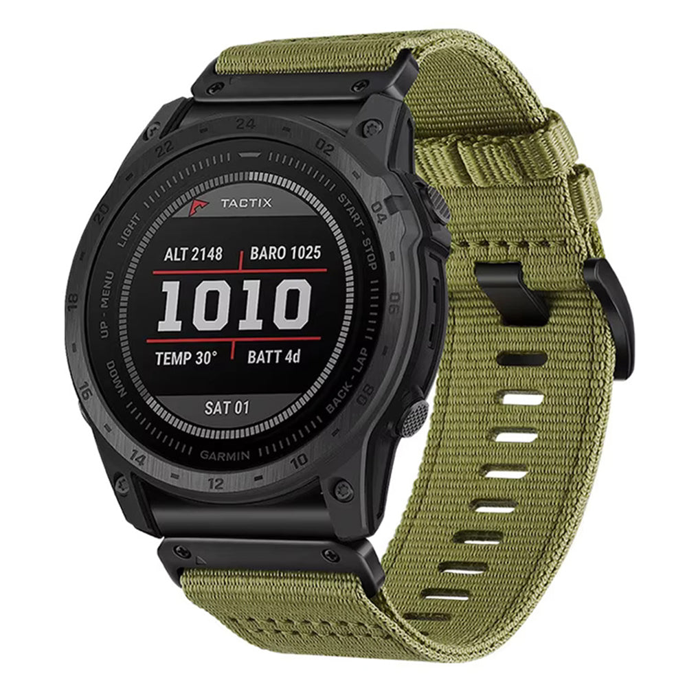 Cinturino Techsuit W070 per Garmin Instinct / Approach / Fenix Watch Series, 20mm, Verde
