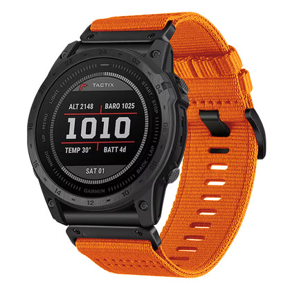 Cinturino Techsuit W070 per Garmin Watch Fenix / Forerunner / Approach Series, 22mm, Arancione