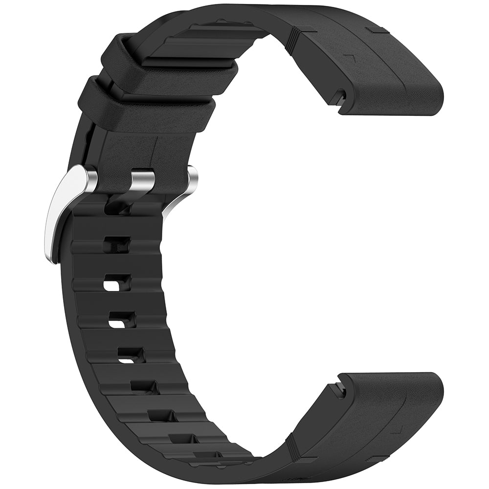 Cinturino Techsuit W071 per Garmin Instinct / Approach / Fenix Watch Series, 20mm, Nero