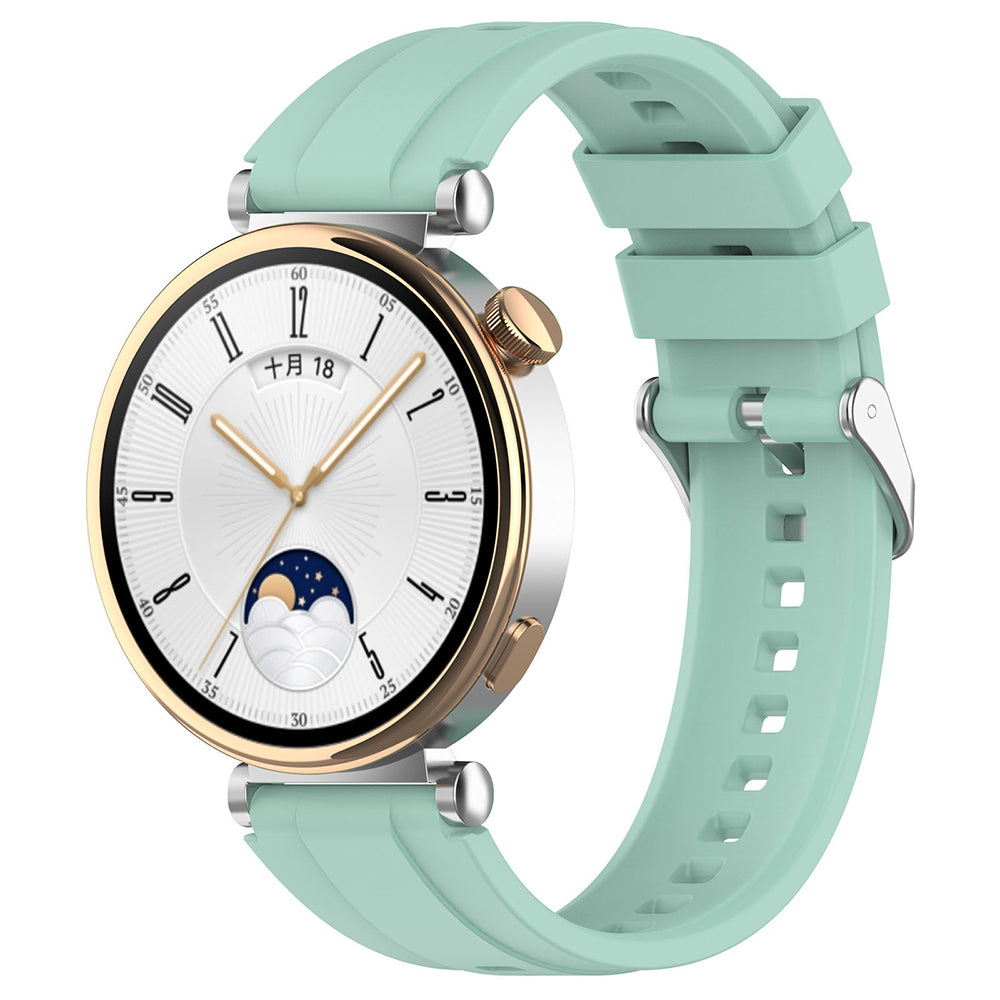 Cinturino Techsuit W075 per Huawei Watch / Garmin Watch Series, 18mm, Verde.