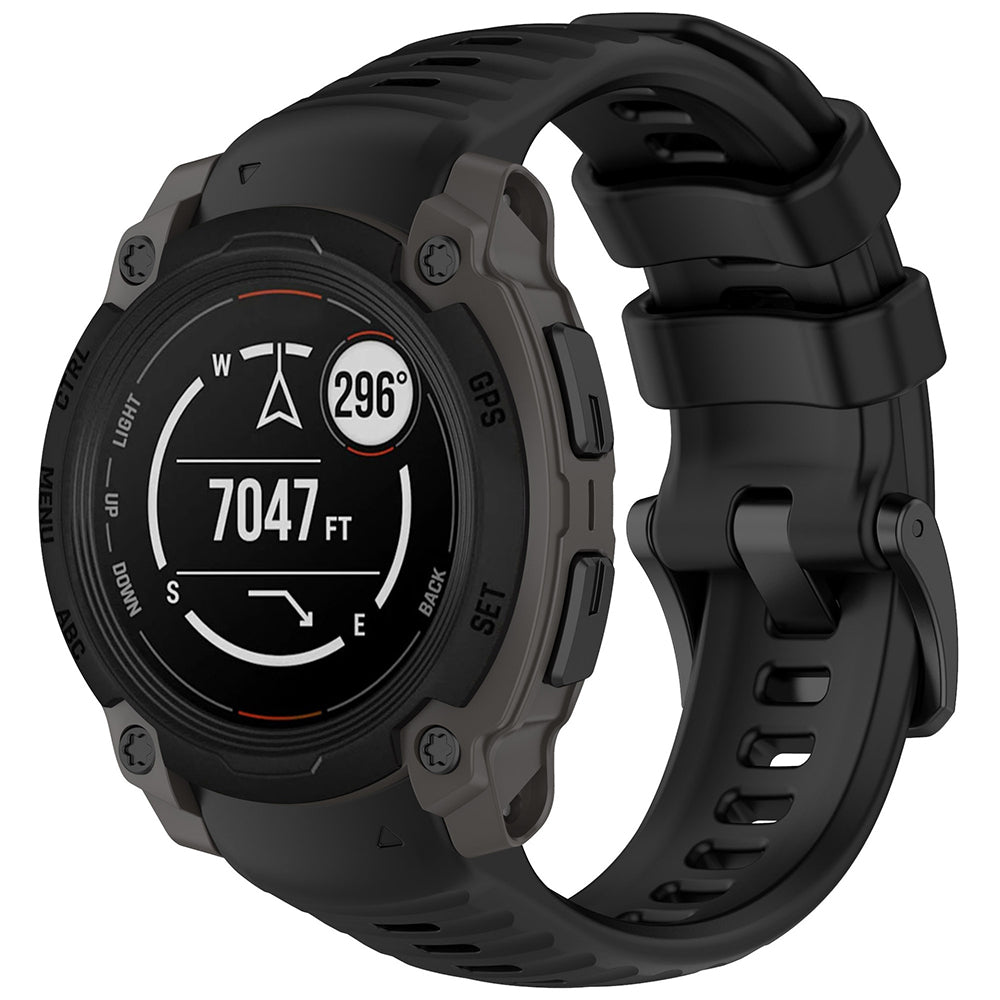 Cinturino Techsuit W076 per Garmin Instinct E 40mm, Nero