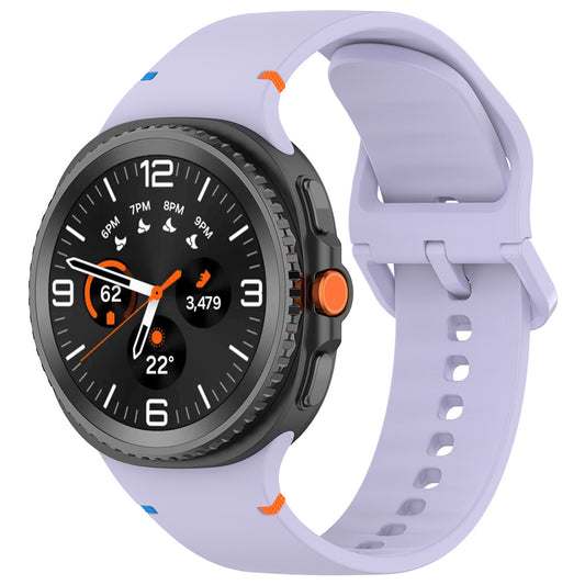Cinturino Techsuit W079 per Samsung Galaxy Watch 8 Classic / Watch8 44mm / Watch 8 40mm, Viola