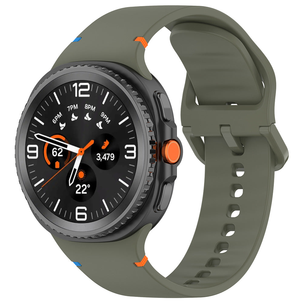 Cinturino Techsuit W079 per Samsung Galaxy Watch 8 Classic / Watch8 44mm / Watch 8 40mm, Verde