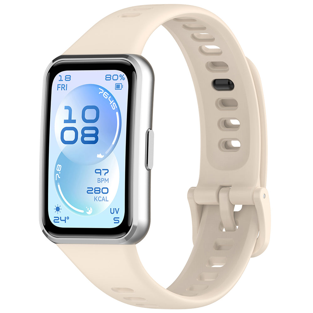 Cinturino Techsuit W081 per Huawei Band 11 / 11 Pro, Crema