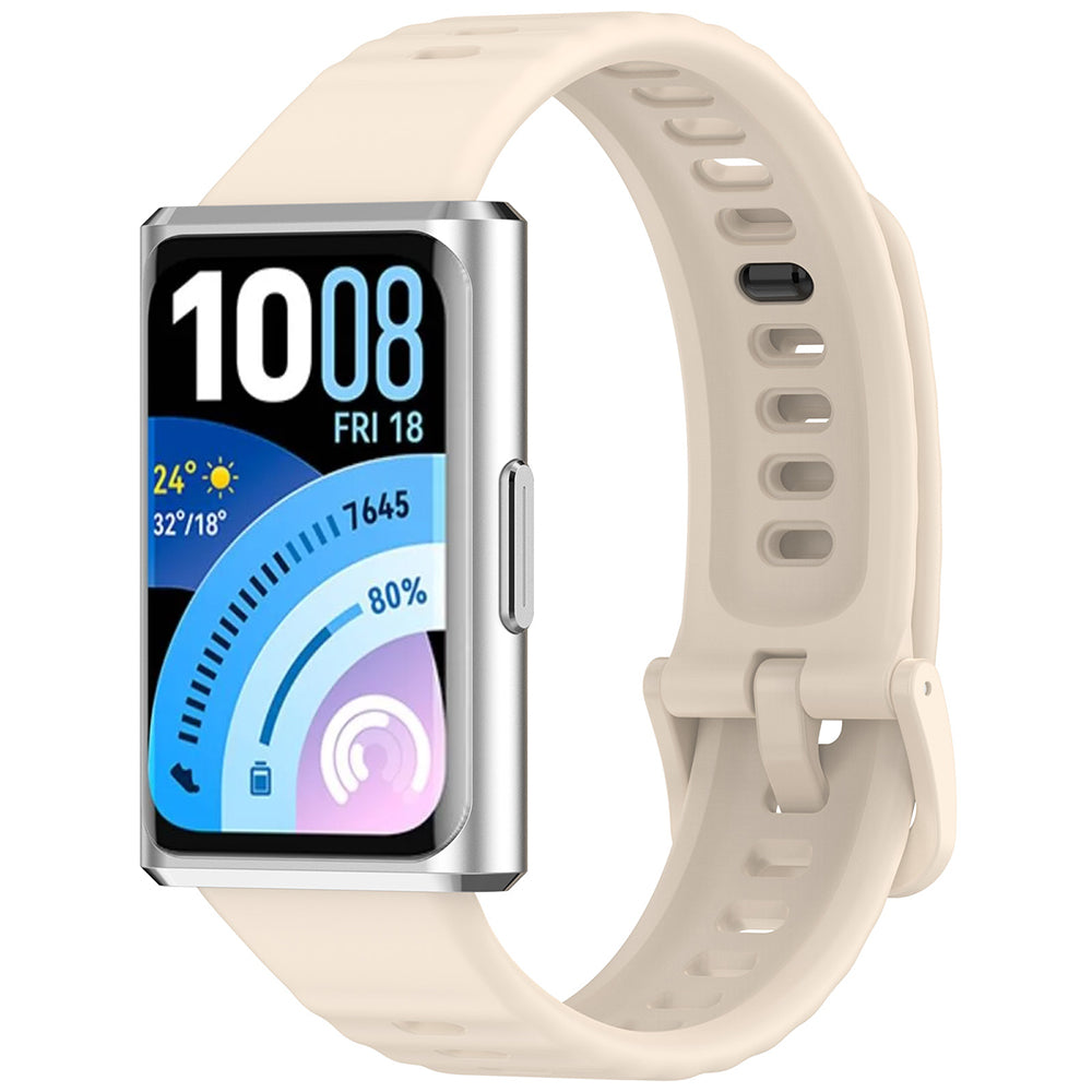 Cinturino Techsuit W082 per Huawei Band 11 / 11 Pro, Crema