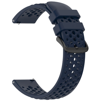 Cinturino Techsuit W083 per Amazfit Watch / Samsung Watch Series, 22mm, Blu Navy