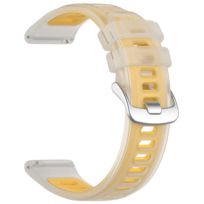 Cinturino Techsuit W084 per Samsung Galaxy Watch / Huawei Watch Series, 22mm, Giallo