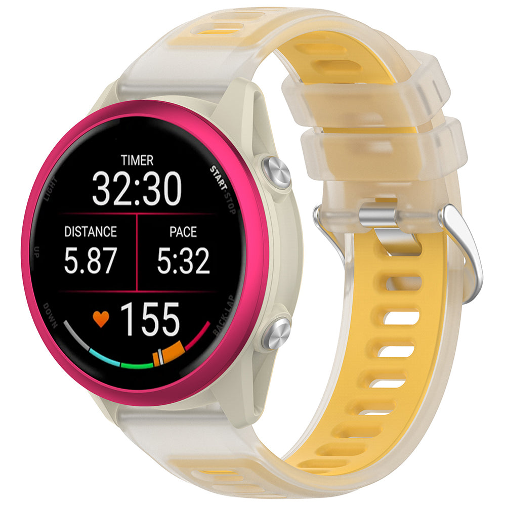 Cinturino Techsuit W084 per Samsung Galaxy Watch / Huawei Watch Series, 22mm, Giallo