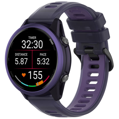 Cinturino Techsuit W084 per Samsung Galaxy Watch / Huawei Watch Series, 22mm, Viola